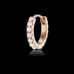 Maria Tash 6.5mm Pearl Eternity Clicker (gold)